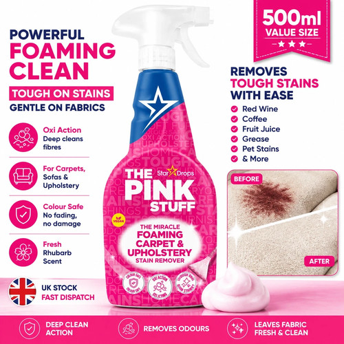 Foaming carpet cleaner - carpet, spray